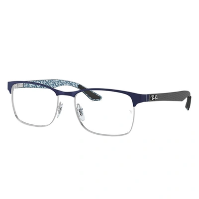 Ray Ban Rb8416 Eyeglasses Black Frame Clear Lenses Polarized 53-17
