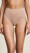 Yummie Seamlessly Shaped Ultralight Thong In Almond