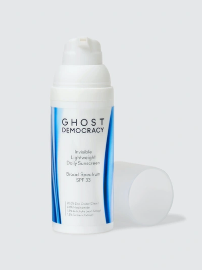Ghost Democracy Invisible: Lightweight Daily Face Sunscreen Spf33