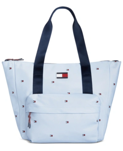 Tommy Hilfiger Allie Tote In Breezy Blue