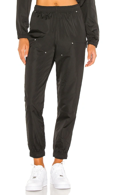 Adam Selman Sport Unisex Workwear Track Pant In Black