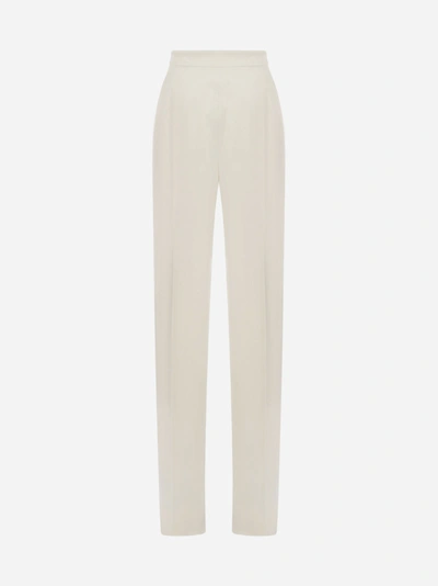 Max Mara Eremi Silk Satin Trousers