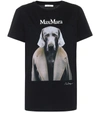 Max Mara Abetaia Cotton-jersey T-shirt In Black