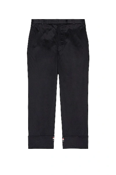 Thom Browne Straightleg Trouser In Blue