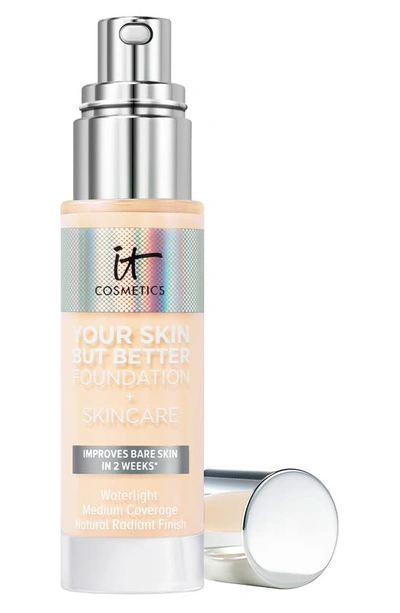 It Cosmetics Your Skin But Better Foundation + Skincare Fair Warm 10 1 oz/ 30 ml