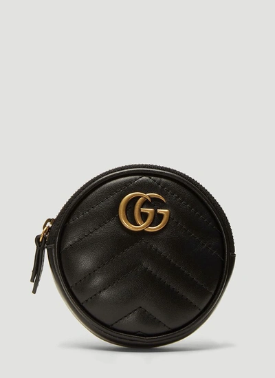 Gucci Gg Marmont Coin Purse In Black