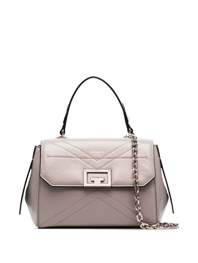 Givenchy Neutral Id Small Leather Shoulder Bag In Neutrals