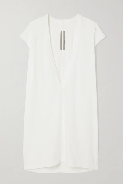 Rick Owens Dylan Cotton-jersey T-shirt In White