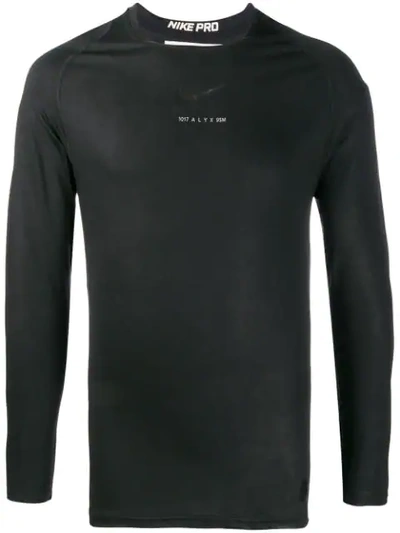 Alyx Logo Sweatshirt In Black