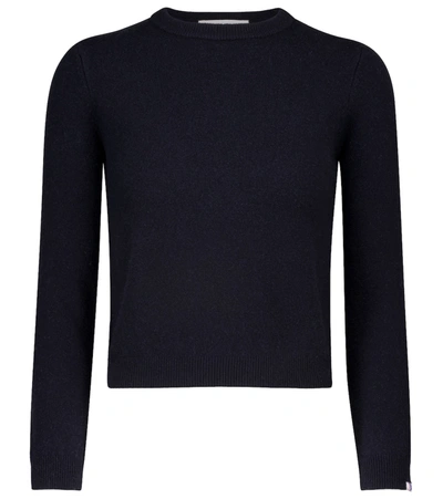Extreme Cashmere No.98 Kid Round-neck Stretch-cashmere Sweater In Blue