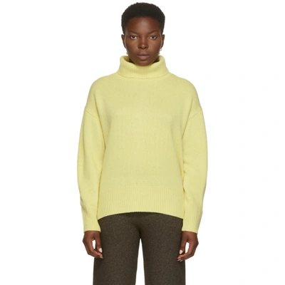 Arch4 Yellow Cashmere Worlds End Turtleneck In Limon