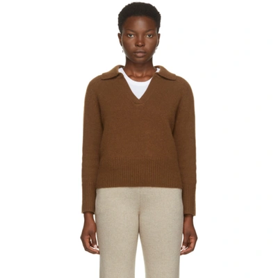 Arch4 Clifton Cashmere Sweater In Brown