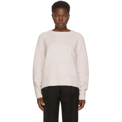 Arch4 Off-white Cashmere Bredin Crewneck Sweater In Dove