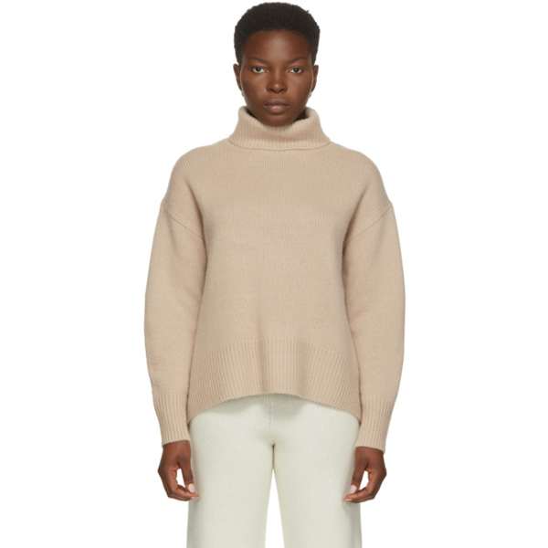 Arch4 Beige Cashmere Worlds End Turtleneck In Fawn | ModeSens