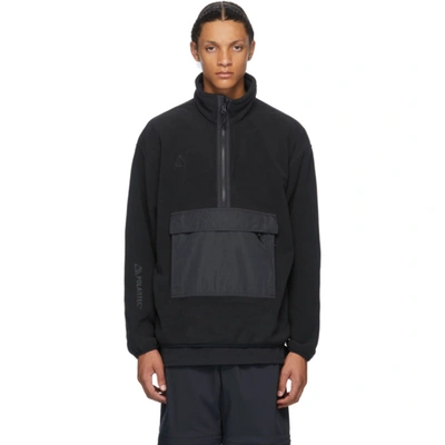 Nike Acg Polar Men's 1/2-zip Anorak In 011 Black/b