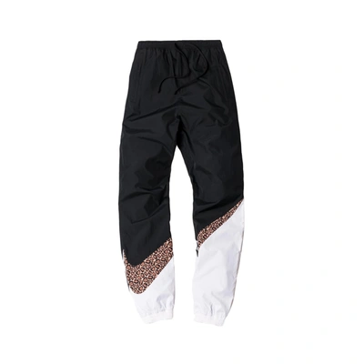 Pre-owned Kith Nike Big Swoosh Pants Black/white