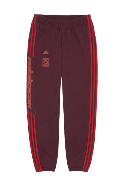 Pre-owned Adidas Originals  Yeezy Calabasas Track Pants Maroon