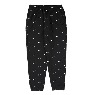 Pre-owned Nike  All Over Swoosh Logo Pants Black