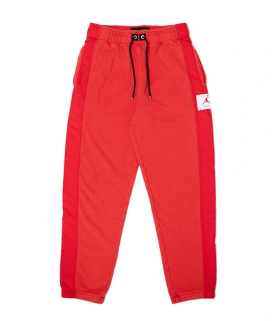 Pre-owned Jordan  X Union Nrg Aj Flight Pants Red