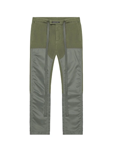 Pre-owned Fear Of God  Nylon Canvas Double Front Work Pants Army Green