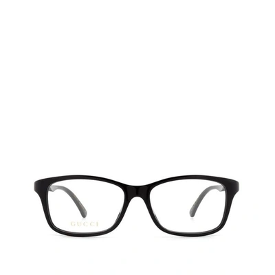Gucci Black Acetate Optical Glasses