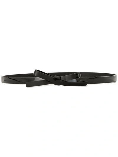Paule Ka Bow Detail Belt In Black