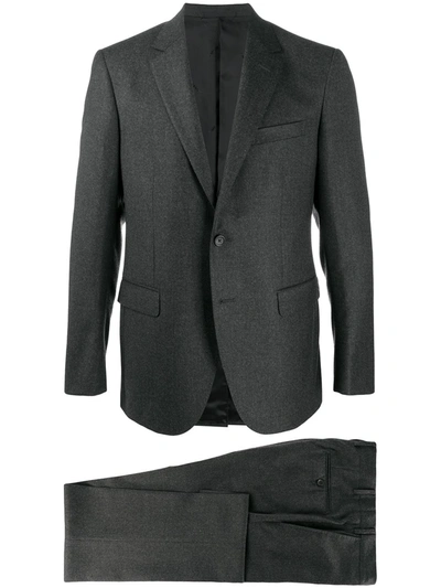 Lanvin Single-breasted Slim Suit In Grey