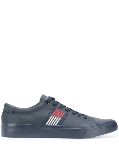 Tommy Hilfiger Signature Low-top Sneakers In Blue