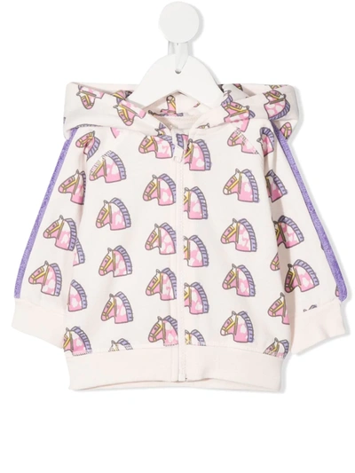 Stella Mccartney Babies' Horse Print Jacket In Pink