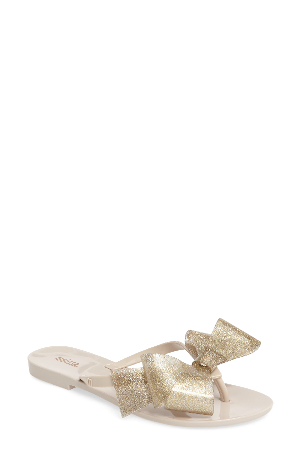 gold glitter flip flops