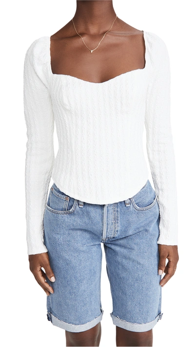 Free People Brittany Top In Winter White