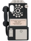 Moschino Rotary Pay Phone Iphone X/xs Phone Case In Black