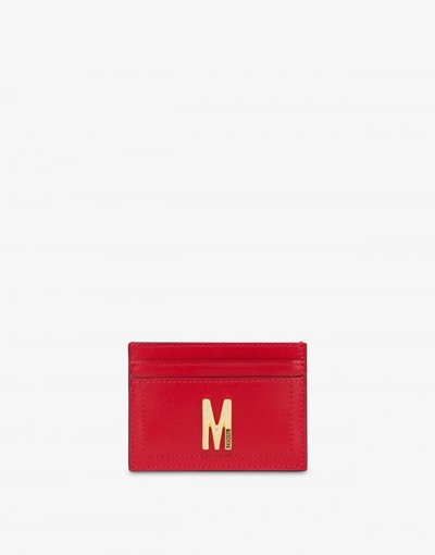 Moschino Card Holder M In Red