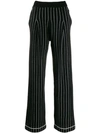 Barrie Straight High-rise Trousers In Black