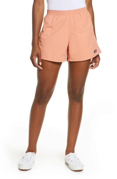 Patagonia Baggies Water Repellent Shorts In Mellow Melon