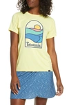 Patagonia Capilene Daily Graphic Tee In Sunset Sets Pineapple