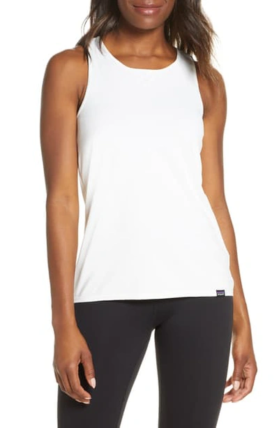 Patagonia Capilene Daily Graphic Tank In White