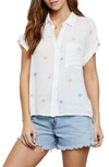 Rails Whitney Print Shirt In Neon Palms