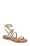 Steve Madden Transport Studded Strappy Sandal In Rhinestone