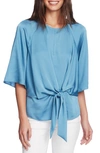 Vince Camuto Bell Sleeve Top In Rapture Blue