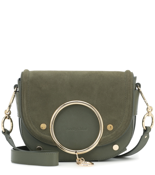 See By Chloé Mara Leather Crossbody Bag In Green | ModeSens