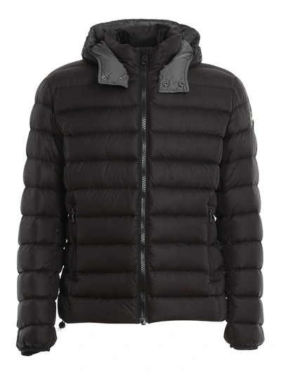 Colmar Originals Semi Matte Puffer Jacket With Removable Hood In Black