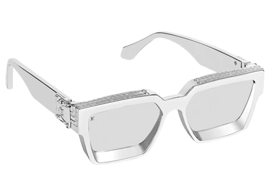 Pre-owned Louis Vuitton 1.1 Millionaires Sunglasses Silver