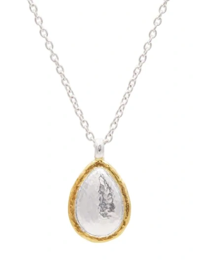 Gurhan 24kt Gold Amulet Pendant Necklace In Silver