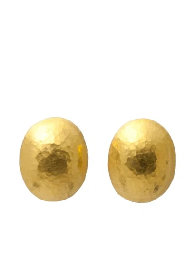 Gurhan 24kt Gold Spell Jordan Stud Earrings In Ylwgold