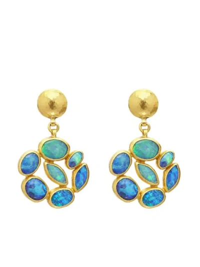 Gurhan 24kt Gold Cluster Drop Earrings In Ylwgold