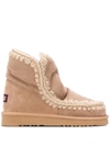 Mou Ankle Snow Boots In Sand