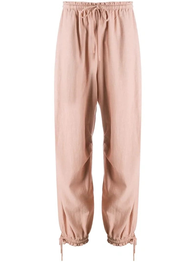 See By Chloé Drawstring-cuff Trousers In Neutrals