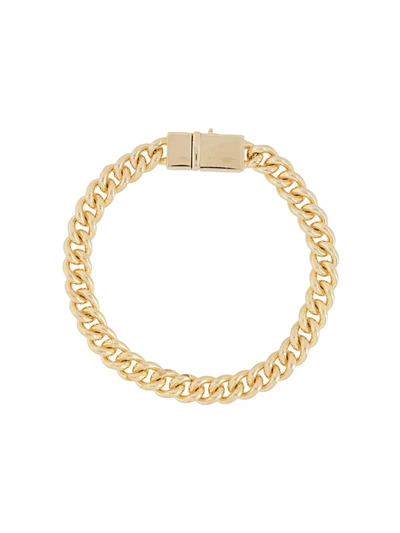 Tom Wood Thick Rounded Curb Bracelet In Gold