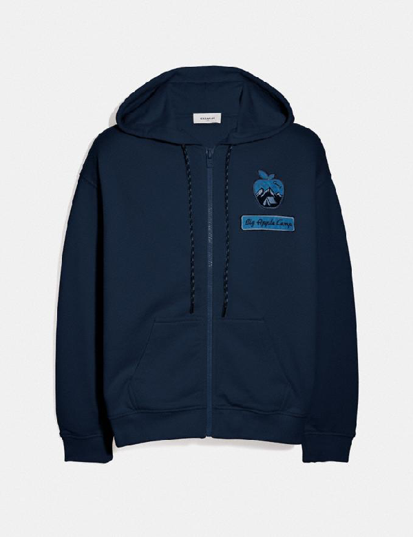 Coach Jersey Hoodie Women's In Navy ModeSens